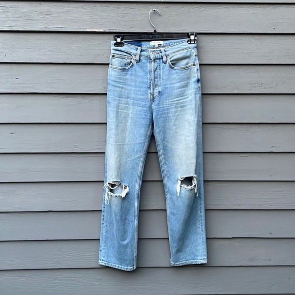 RE/DONE 70s Ultra Stove Pipe in Light Destroyed 15 - Picture 4 of 8